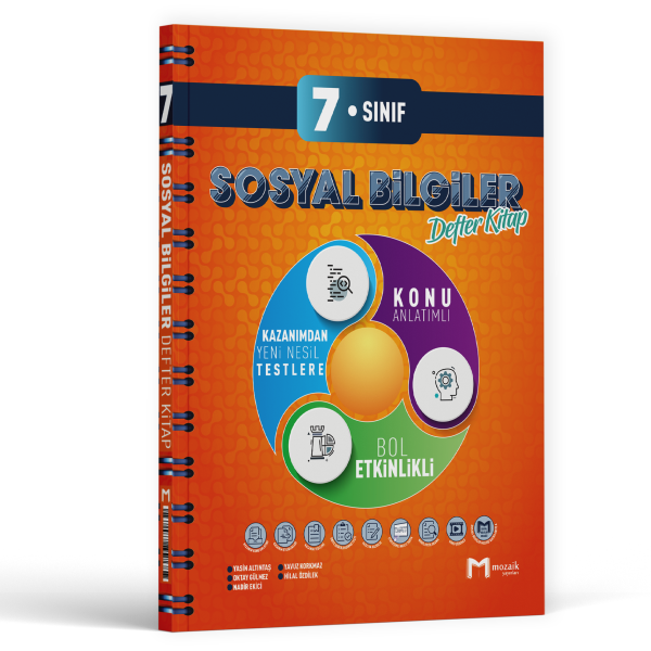 7.SINIF MOZAİK DEFTER SOSYAL BİLGİLER - 2025-26